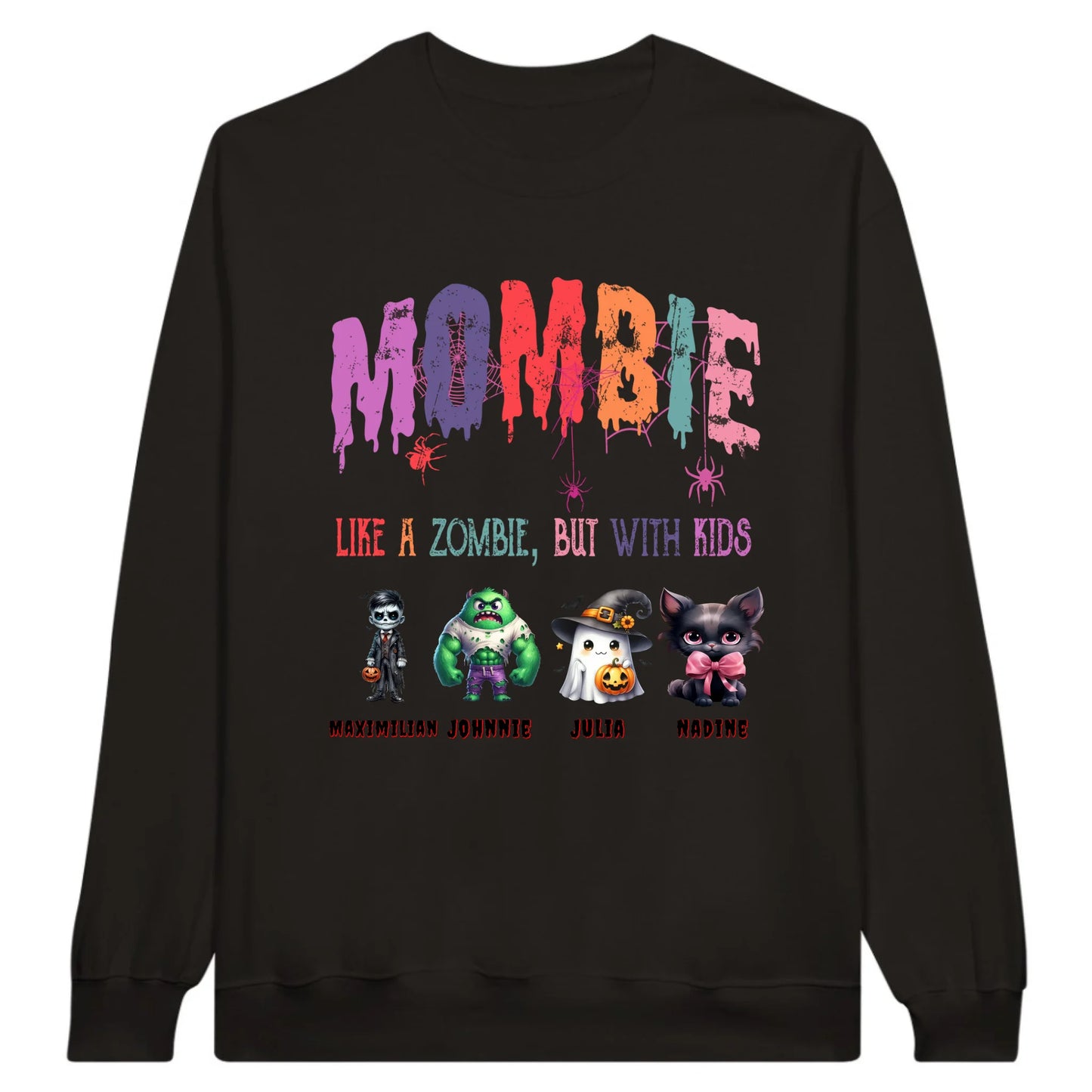 Mombie, halb Mom, halb Zombie - Individuelles Hoodie Halloween Design | Personalize Palace