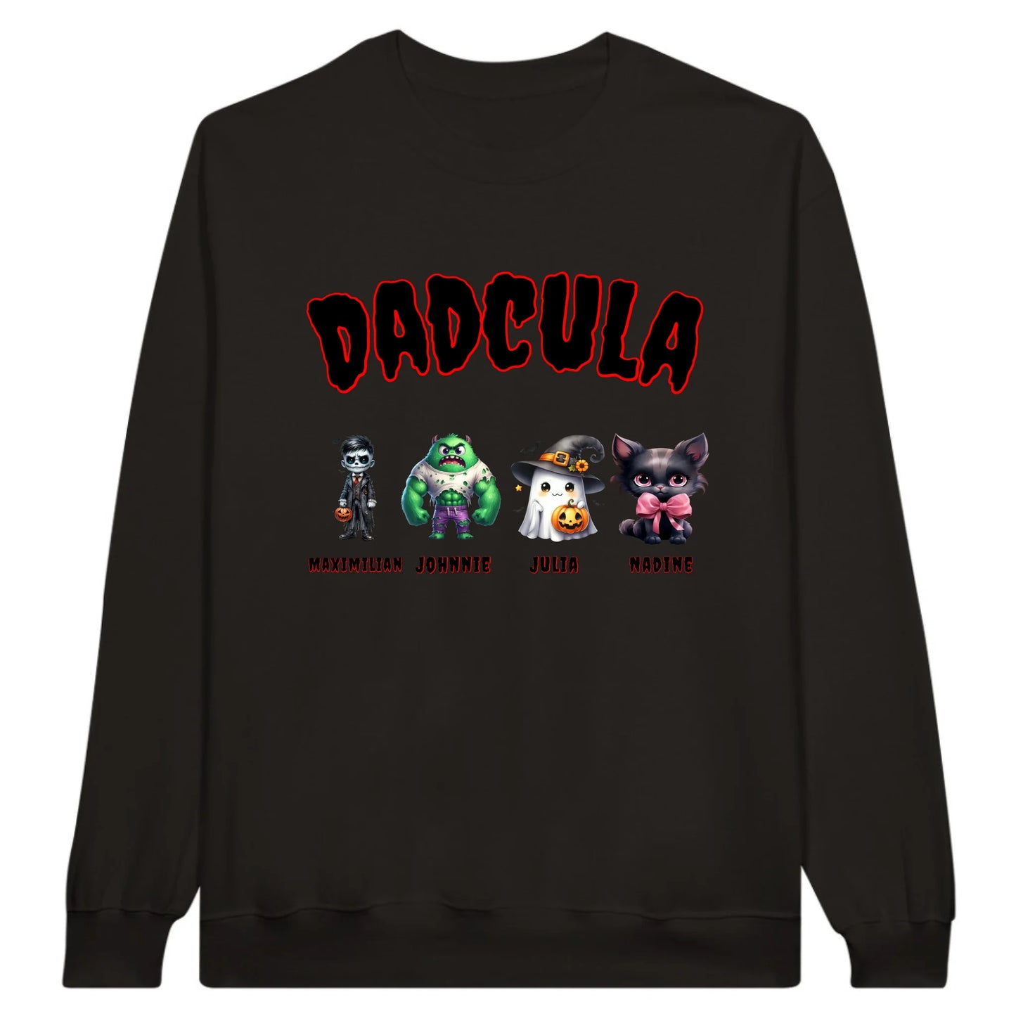 Dadcula, wie Dad, nur Cula - Individuelles Hoodie Halloween Design | Personalize Palace