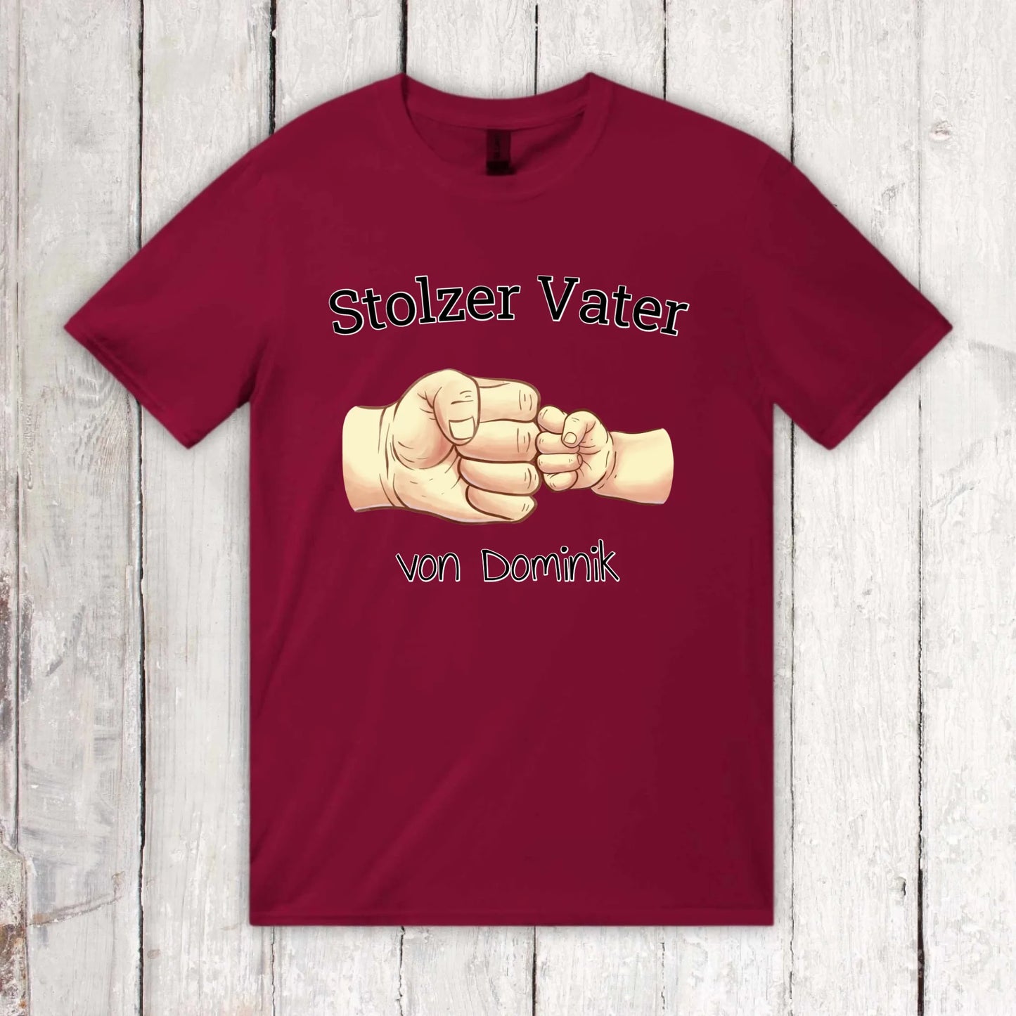 Stolzer Vater - Individuelles T-Shirt | Personalize Palace