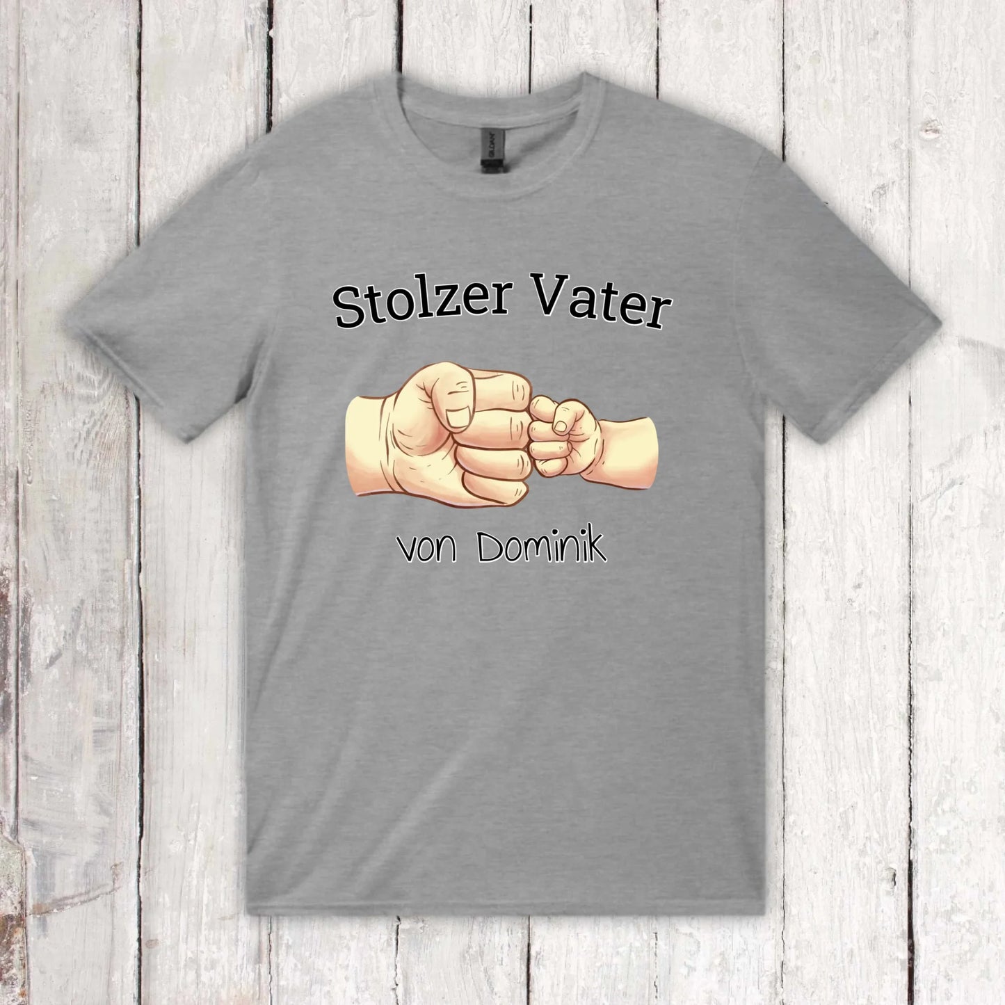 Stolzer Vater - Individuelles T-Shirt | Personalize Palace