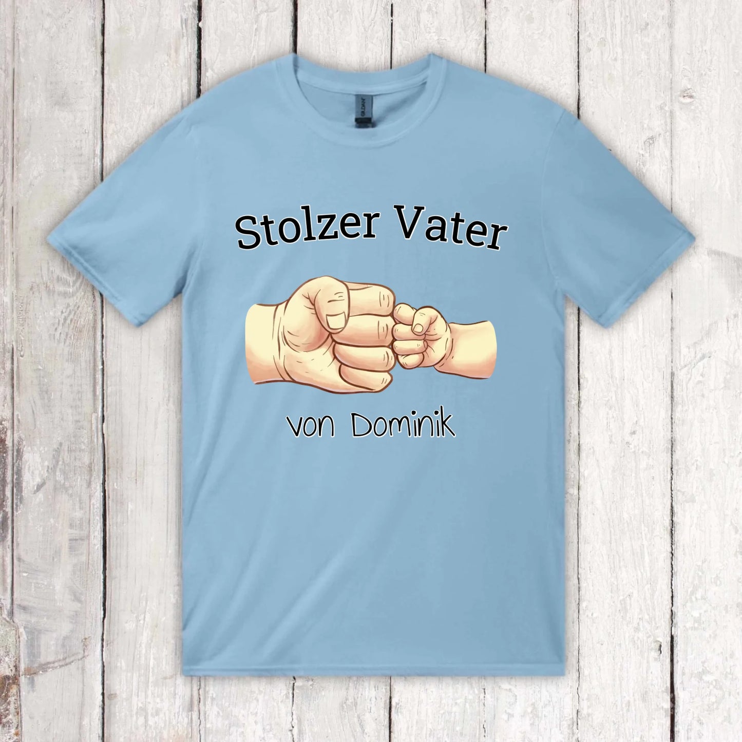 Stolzer Vater - Individuelles T-Shirt | Personalize Palace