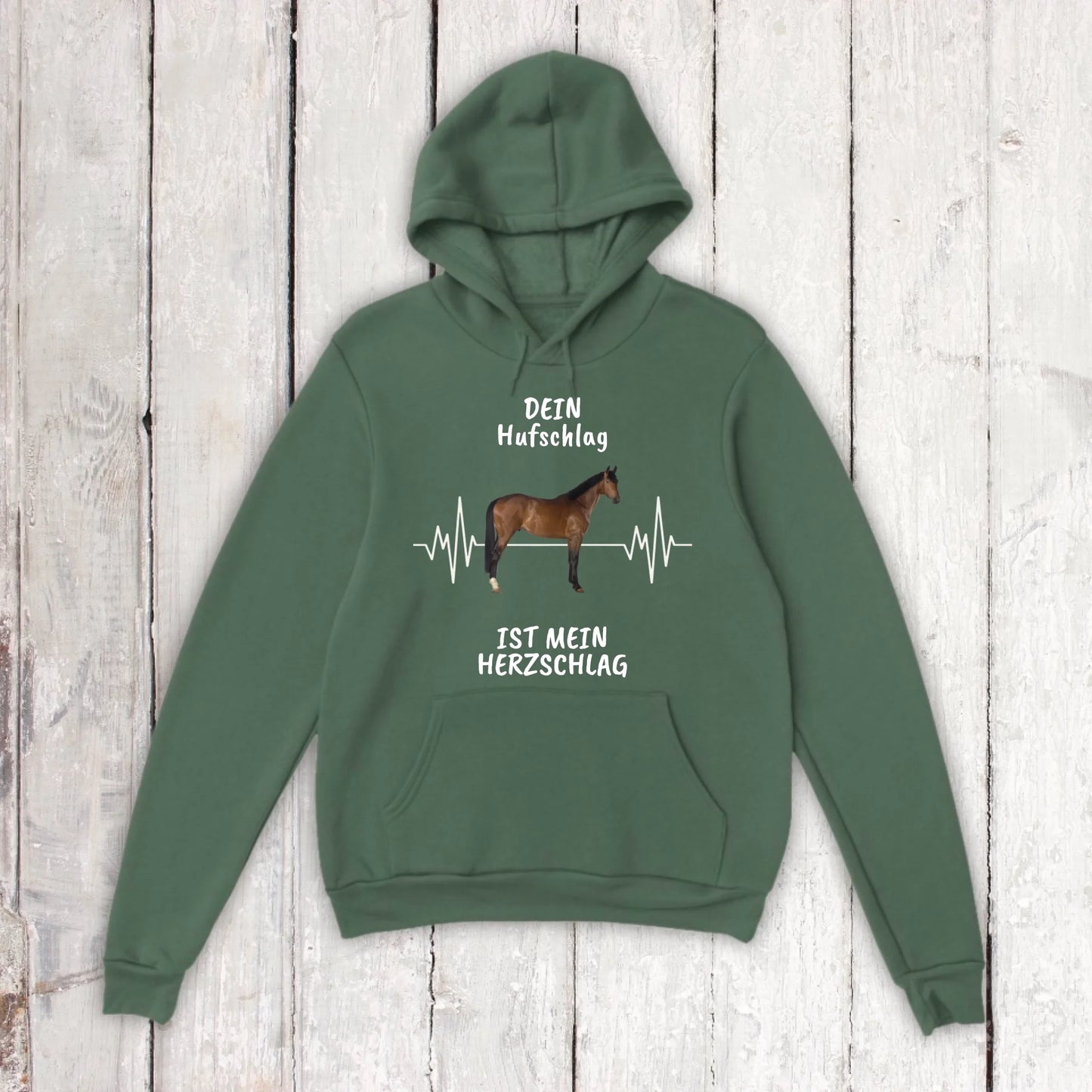 T-shirt with horse heartbeat and your photo