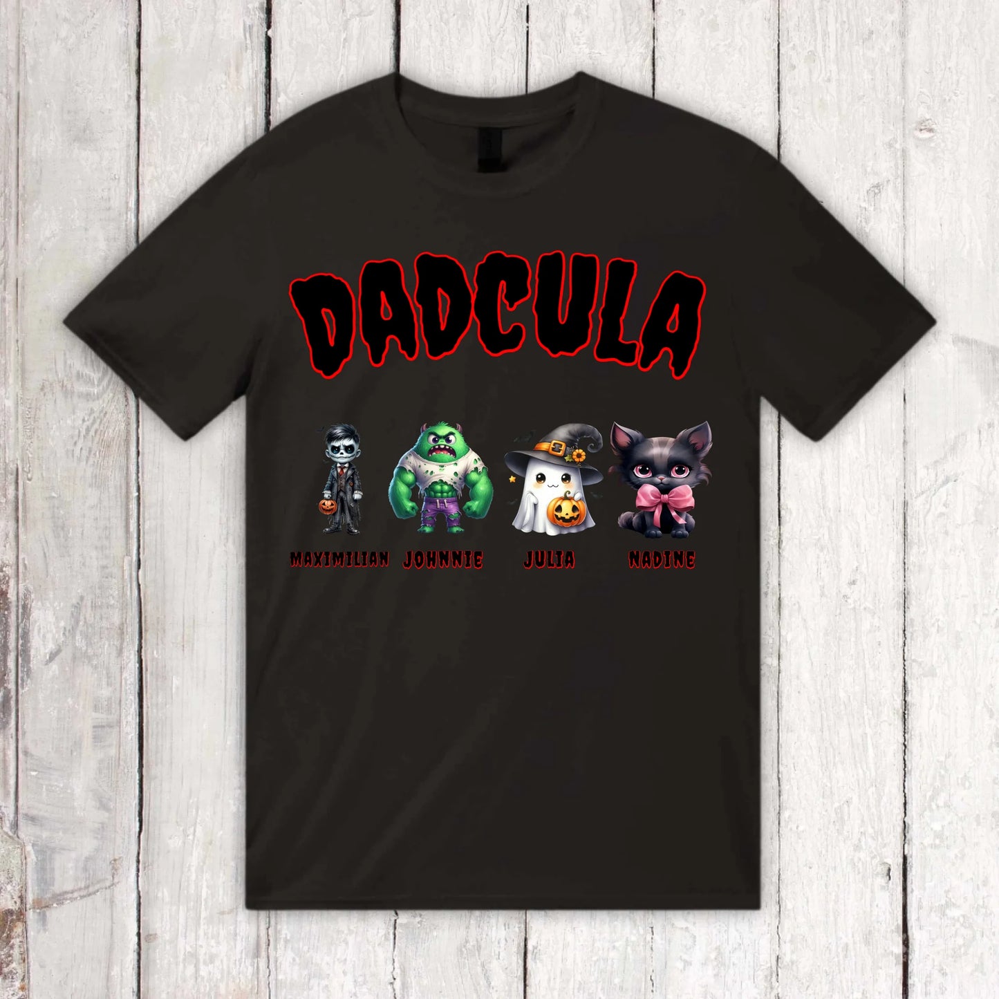 Dadcula, like Dad, only Cula - Custom Halloween Hoodie Design