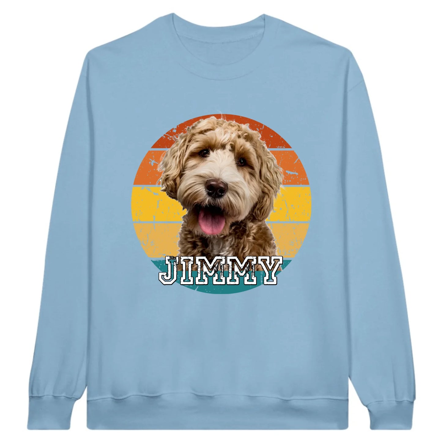 Vintage Sunset with photo - personalized hoodie or sweatshirt