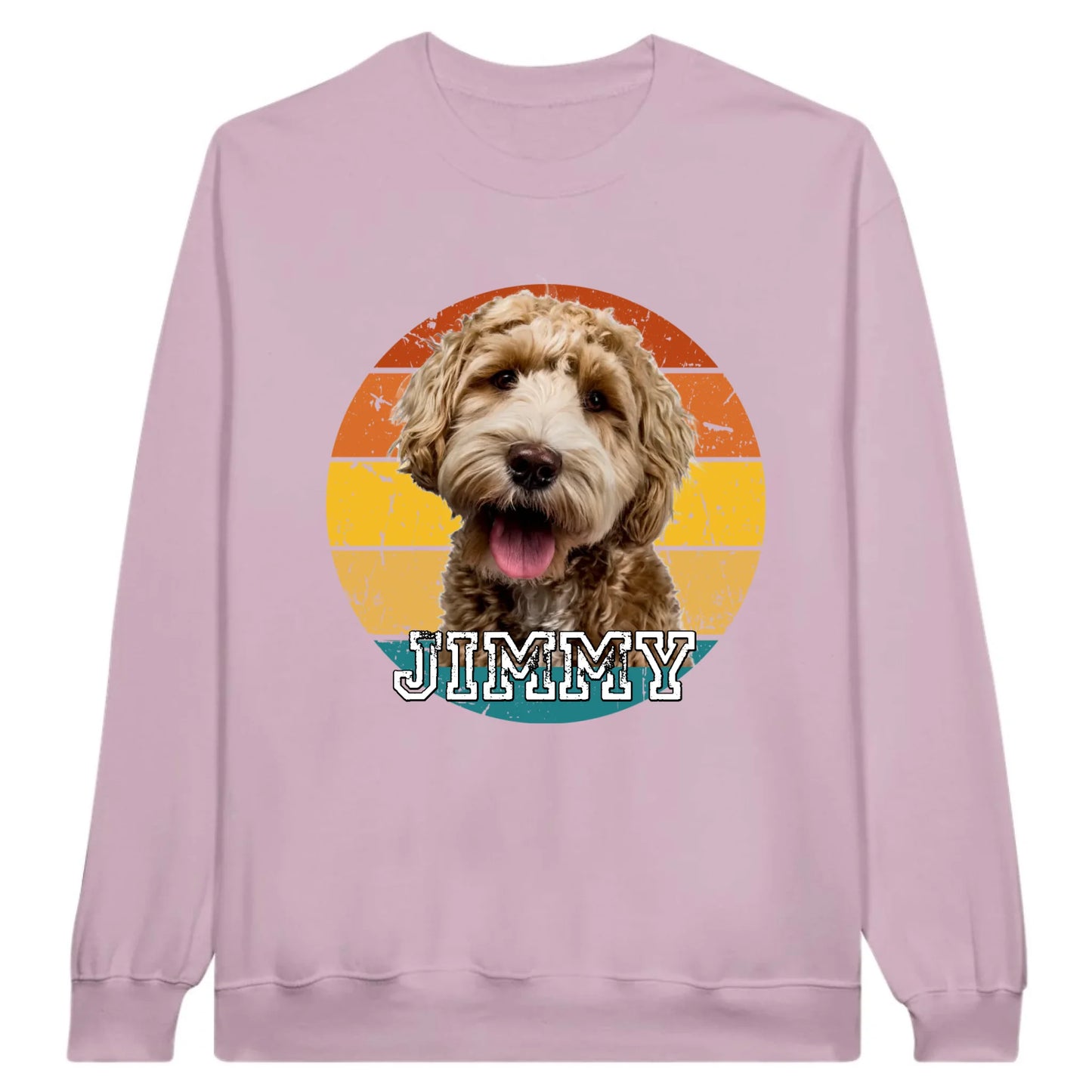 Vintage Sunset with photo - personalized hoodie or sweatshirt