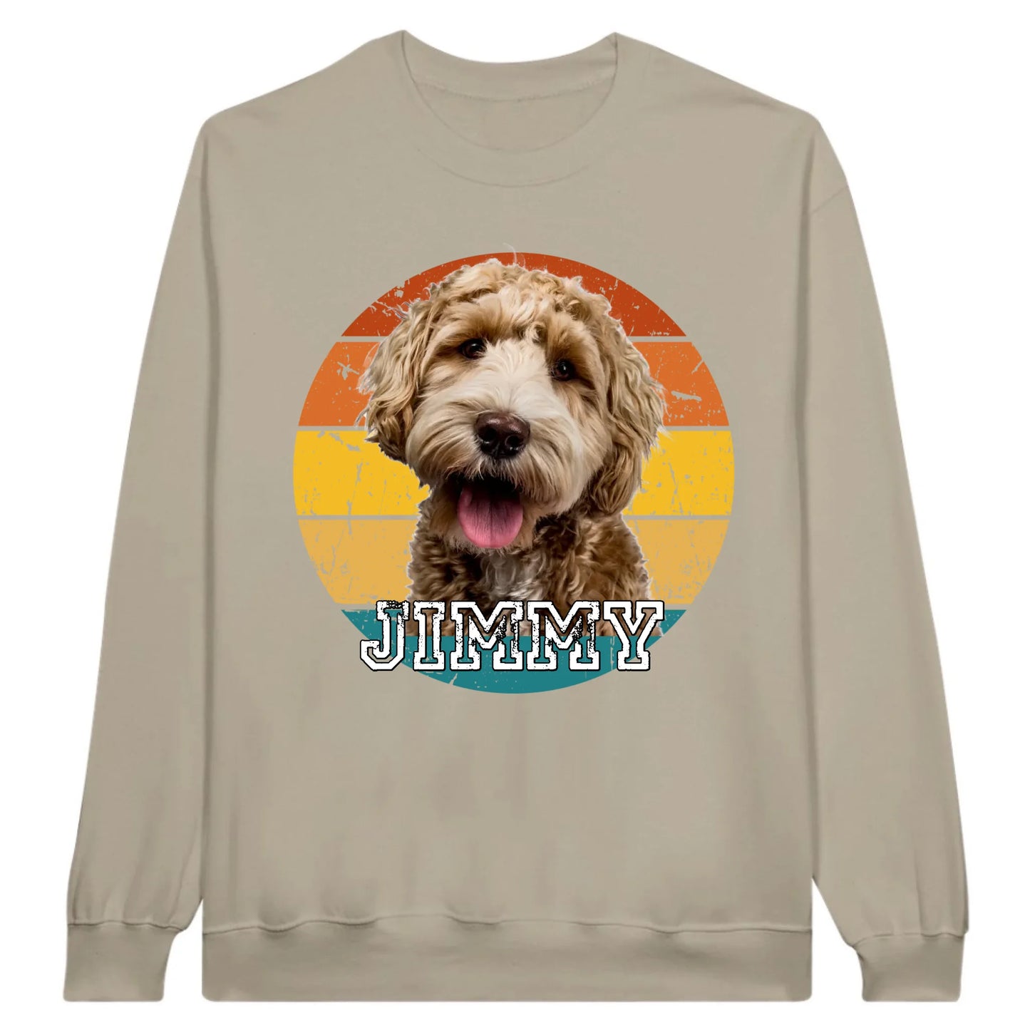 Vintage Sunset with photo - personalized hoodie or sweatshirt