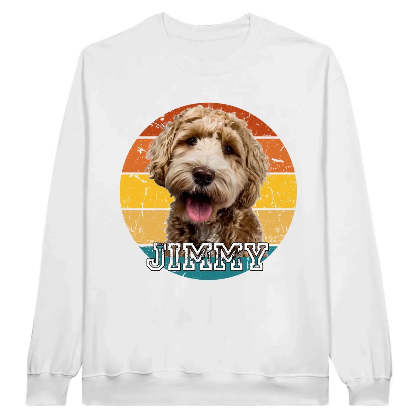 Vintage Sunset with photo - personalized hoodie or sweatshirt