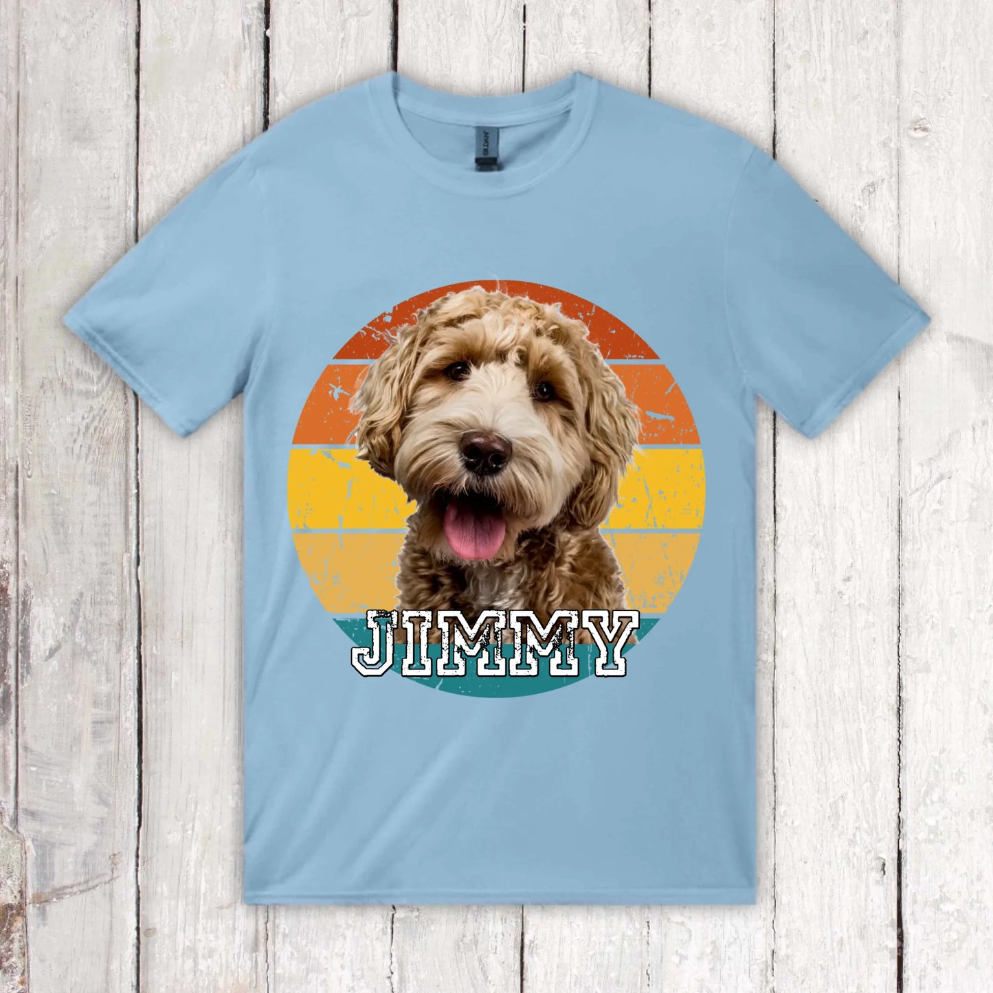 Vintage Sunset with photo - personalized hoodie or sweatshirt