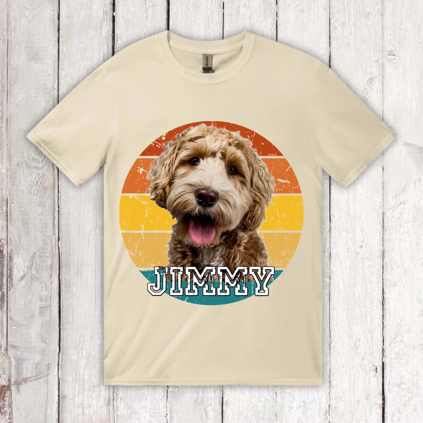 Vintage Sunset with photo - personalized hoodie or sweatshirt
