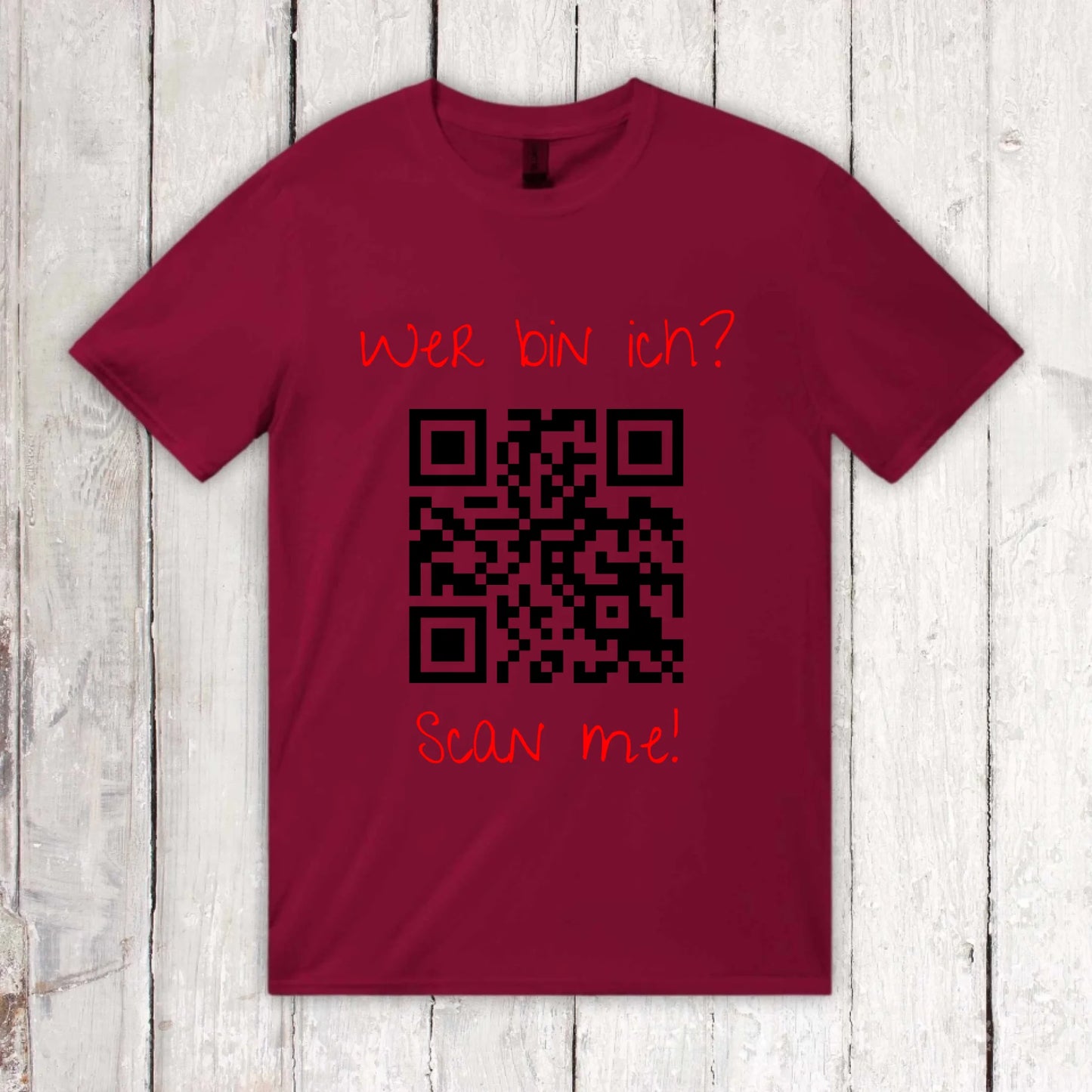Your QR code | Barcode with text - Individual code hoodie