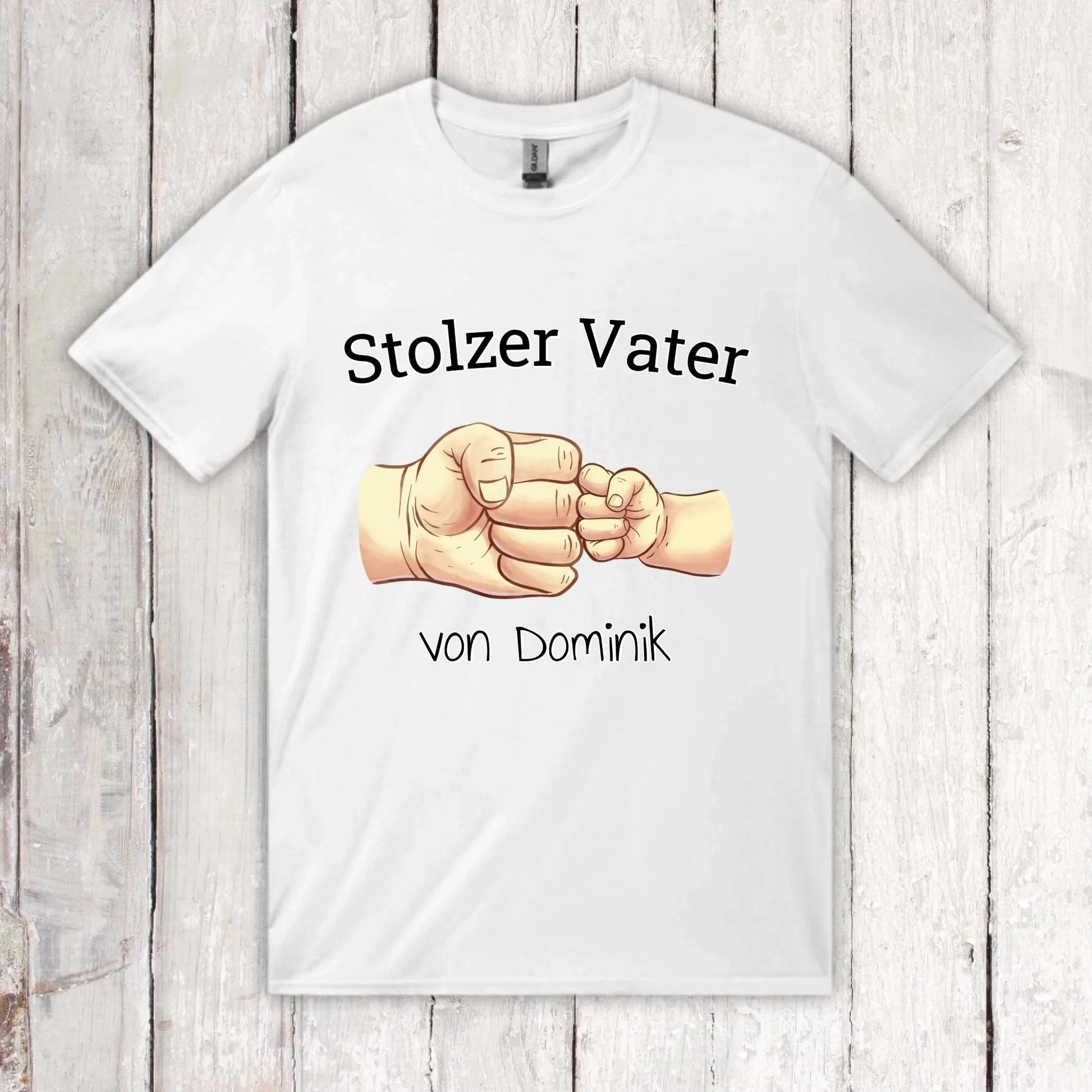 Stolzer Vater - Individuelles Papa Shirt | Personalize Palace