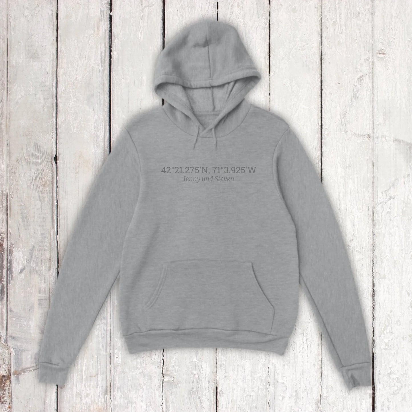 eure gemeinsamen Koordinaten - individuelles T-Shirt | Personalize Palace
