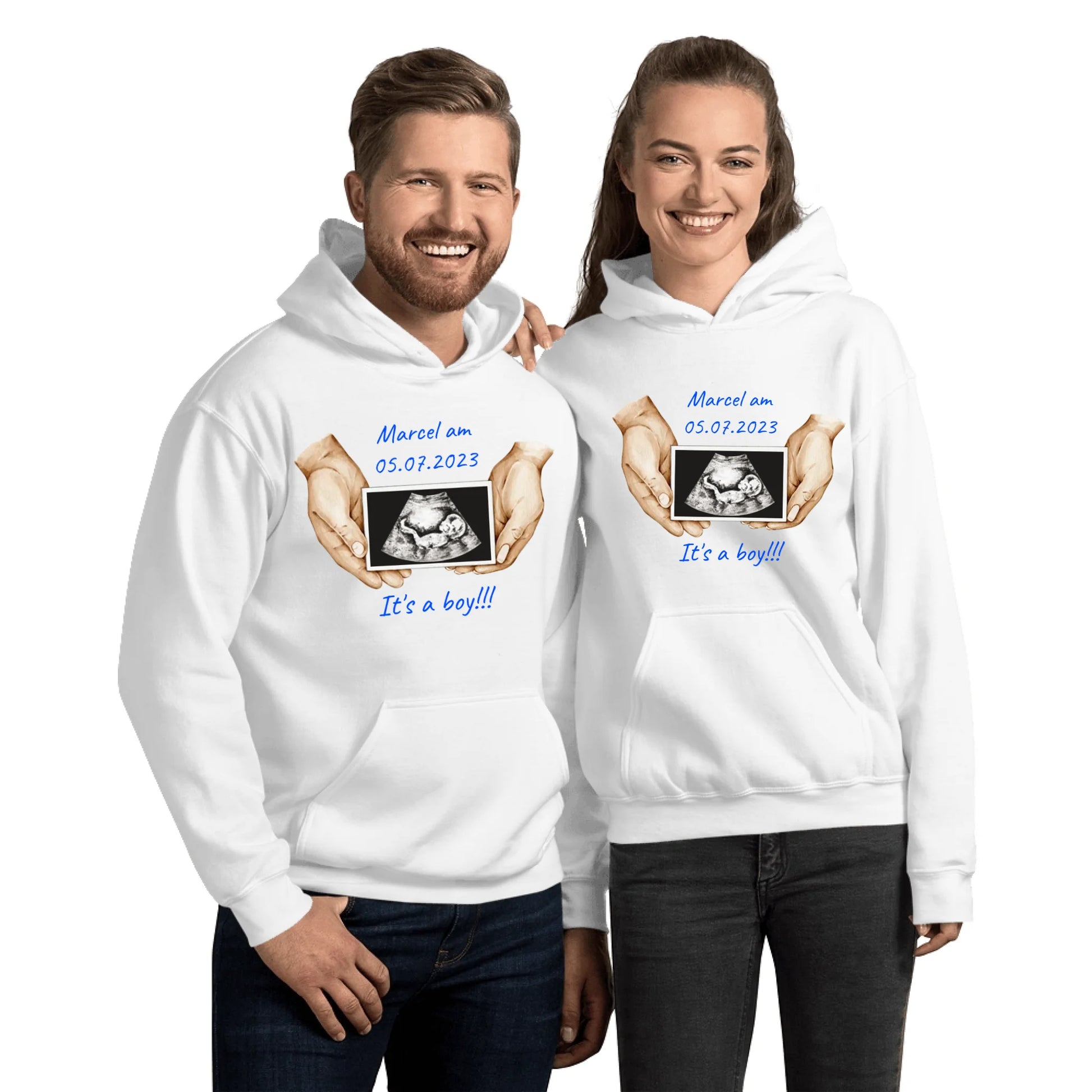 It's a boy or It's a girl - Individueller Hoodie | Personalize Palace