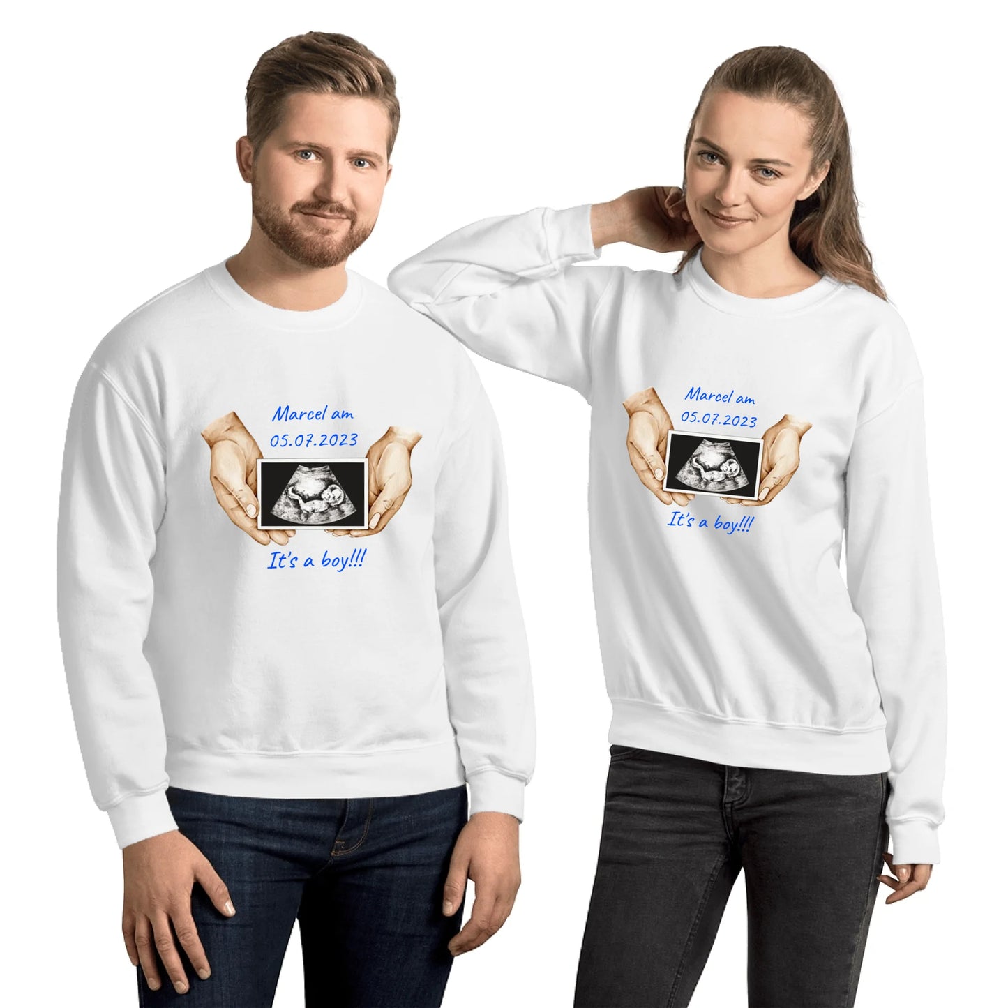 It's a boy or It's a girl - Individueller Hoodie | Personalize Palace