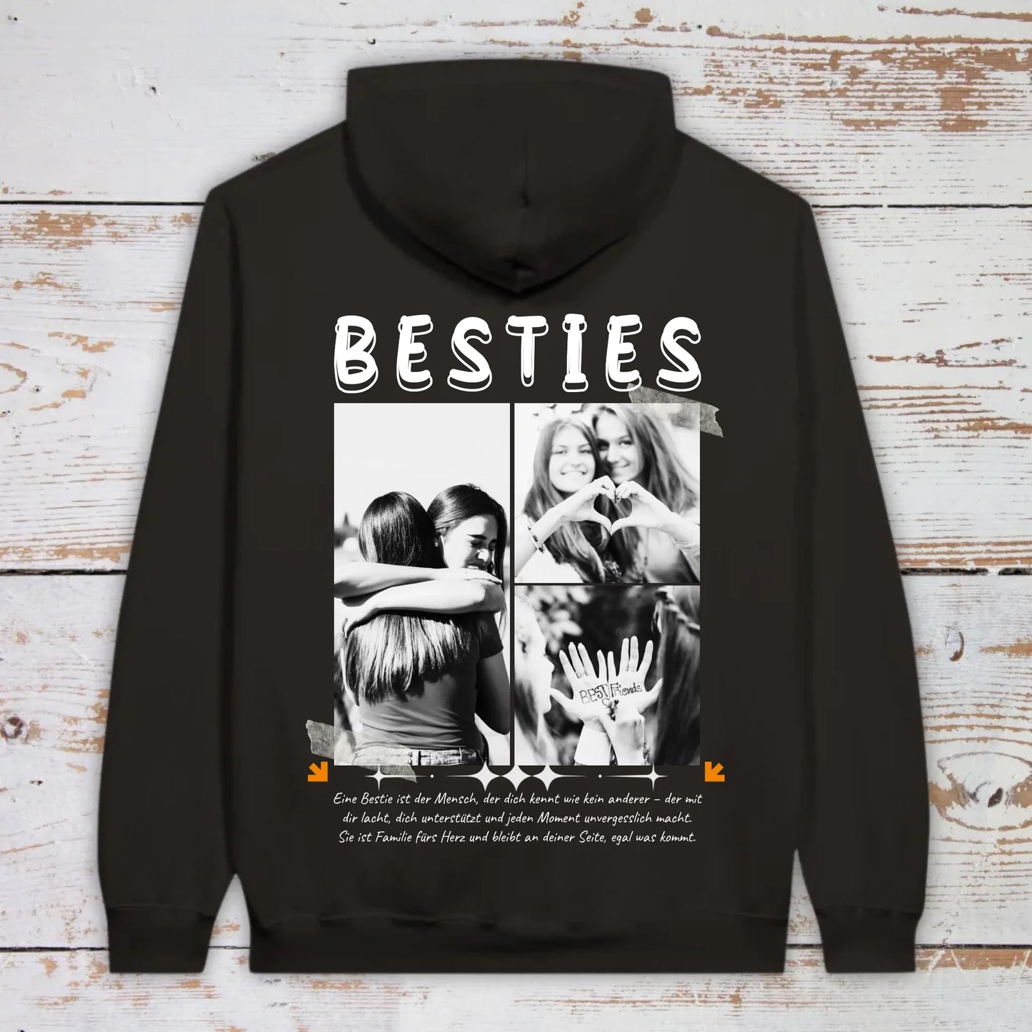 BESTIES mit bis zu 3 Fotos - individuelles Bestie T-Shirt | Personalize Palace