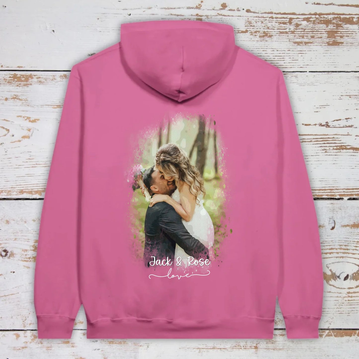 Foto in Wasserfarben/Aquarell - individuelles T-Shirt | Personalize Palace