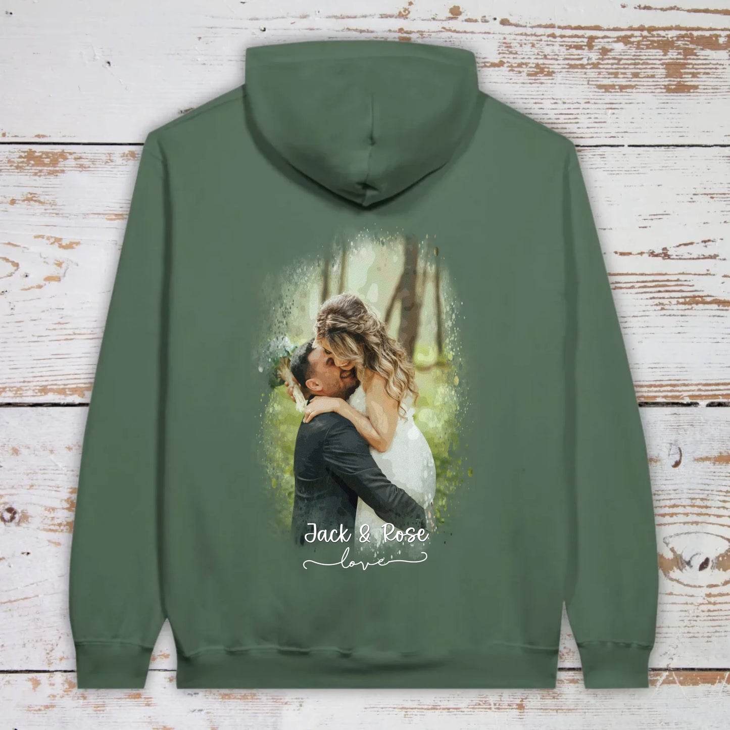 Foto in Wasserfarben/Aquarell - individuelles T-Shirt | Personalize Palace