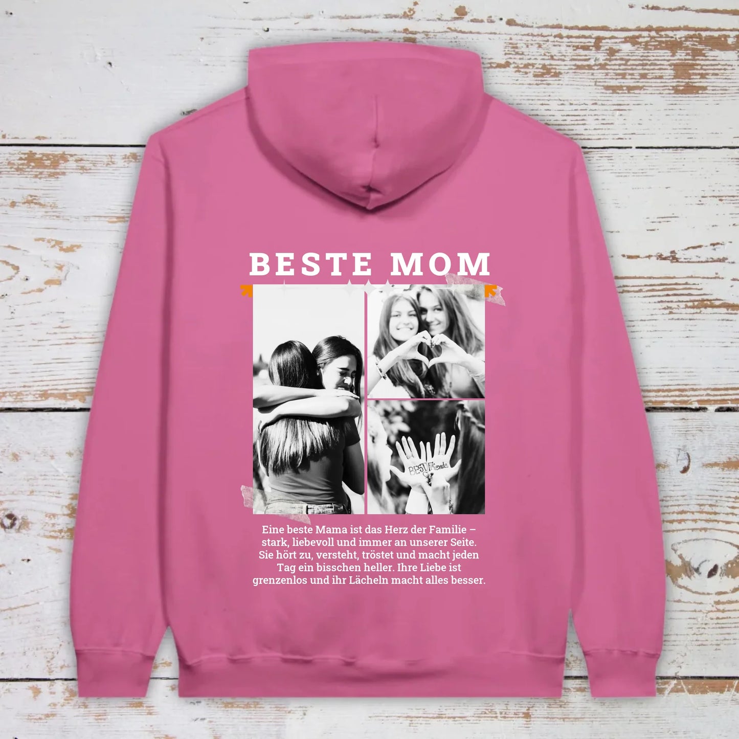 BESTE MOM T-Shirt mit bis zu 3 Fotos - individuelles T-Shirt | Personalize Palace