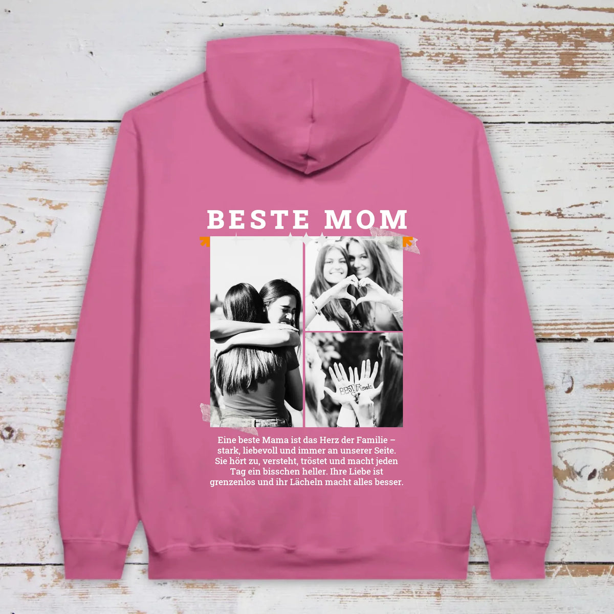 BESTE MOM T-Shirt mit bis zu 3 Fotos - individuelles T-Shirt | Personalize Palace