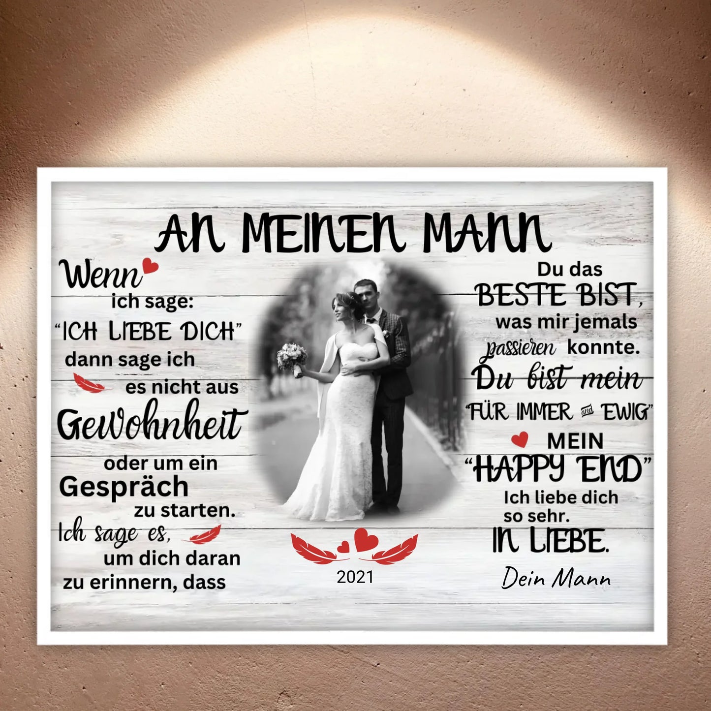 My Happy Ending (for her or him) - Pair of framed posters