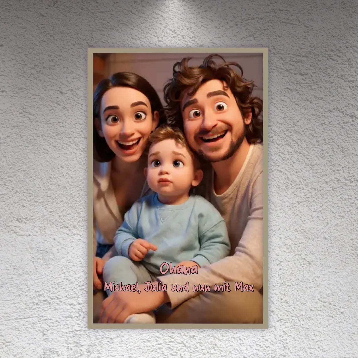3D Cartoon Portrait - Custom Canvas