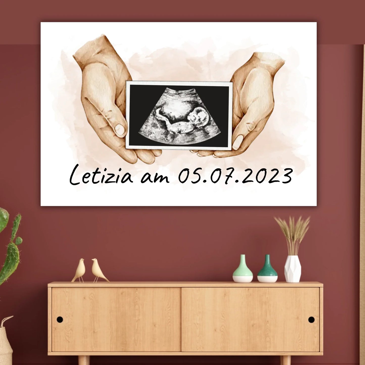 Your photo ultrasound image - Individual picture with gallery frame