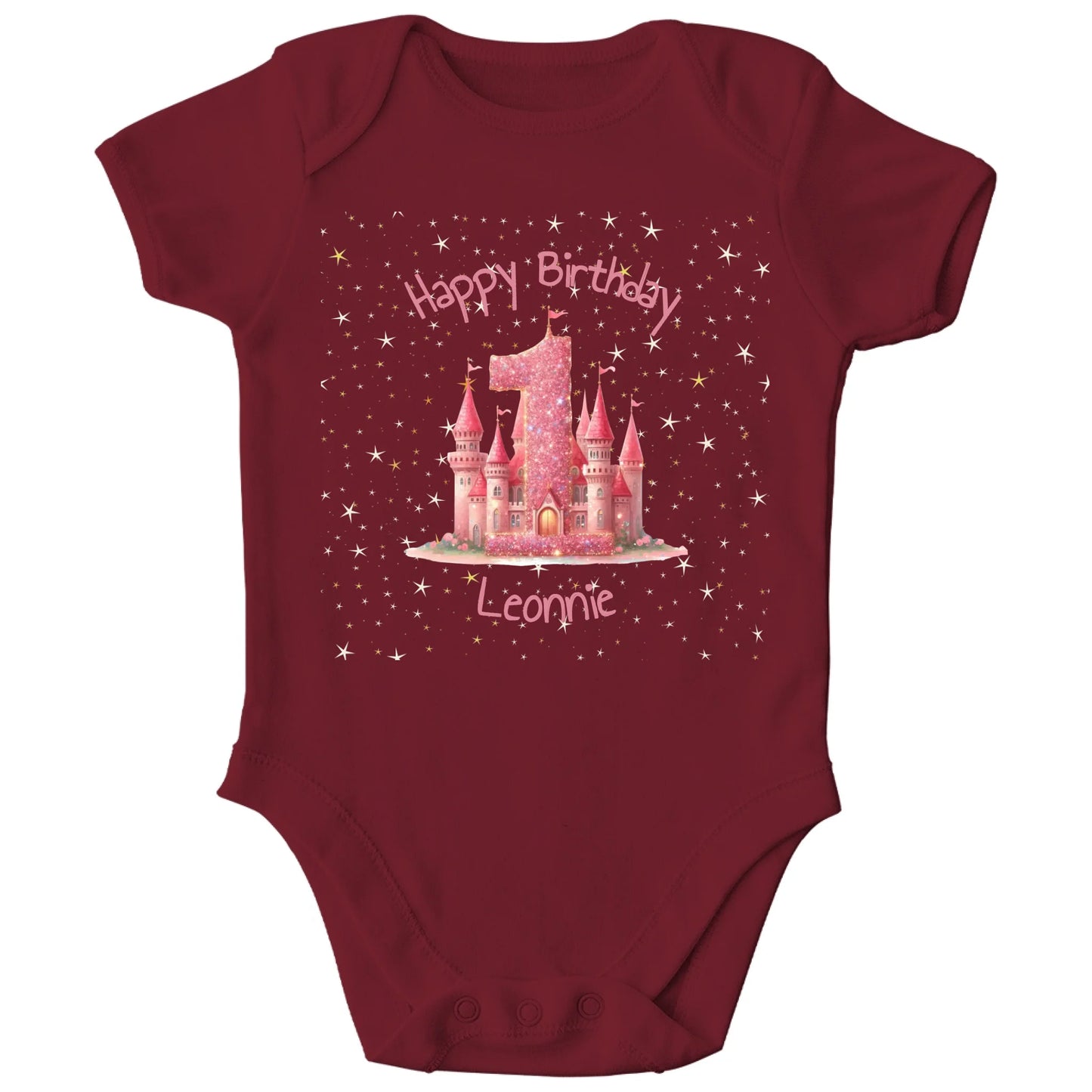 Personalisierter Bio Baby Strampler zum Geburtstag | Personalize Palace