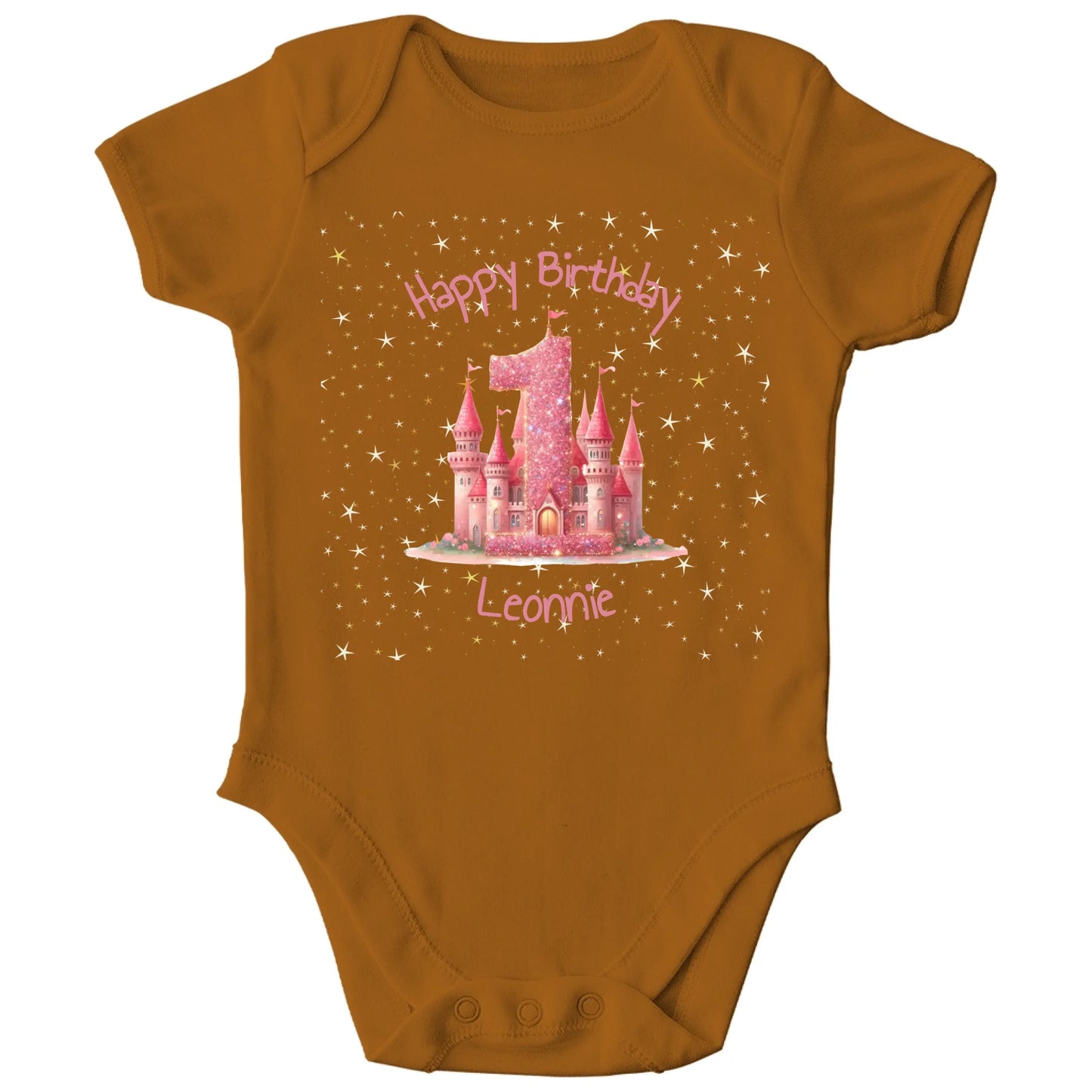 Personalisierter Bio Baby Strampler zum Geburtstag | Personalize Palace