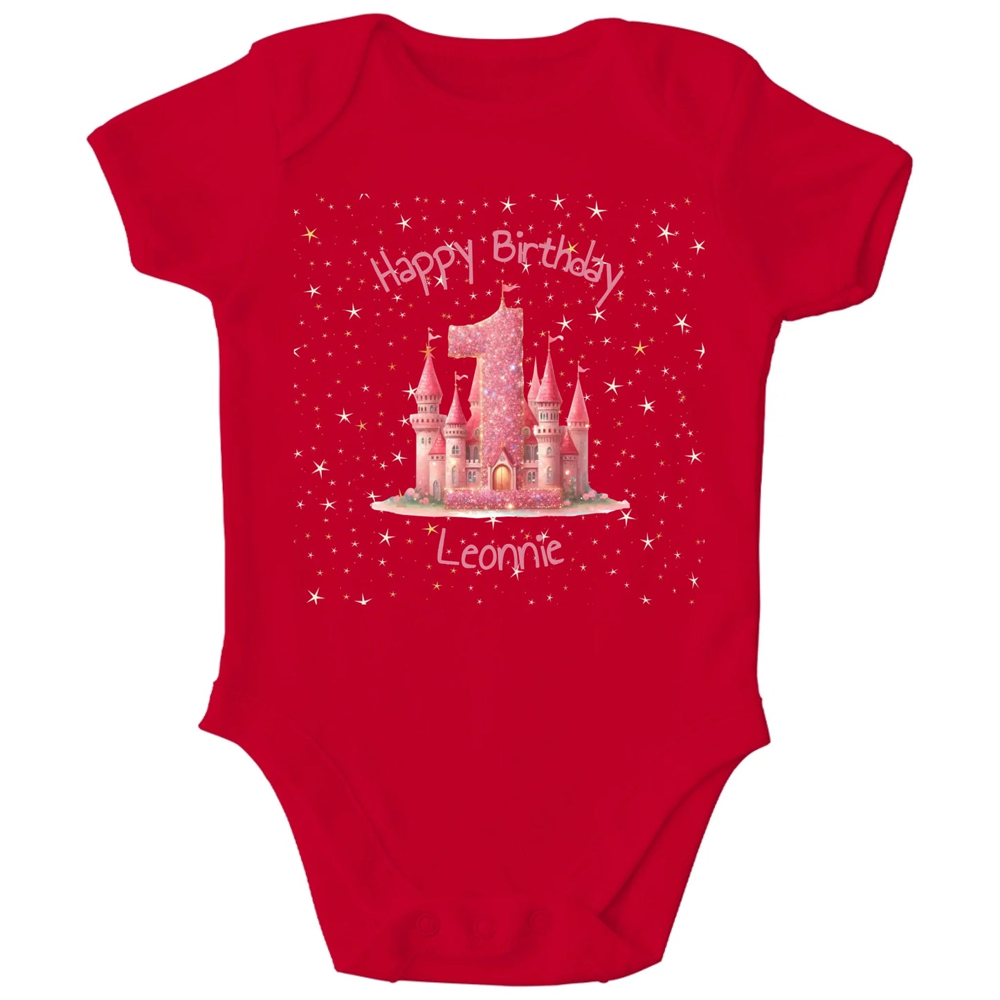 Personalisierter Bio Baby Strampler zum Geburtstag | Personalize Palace