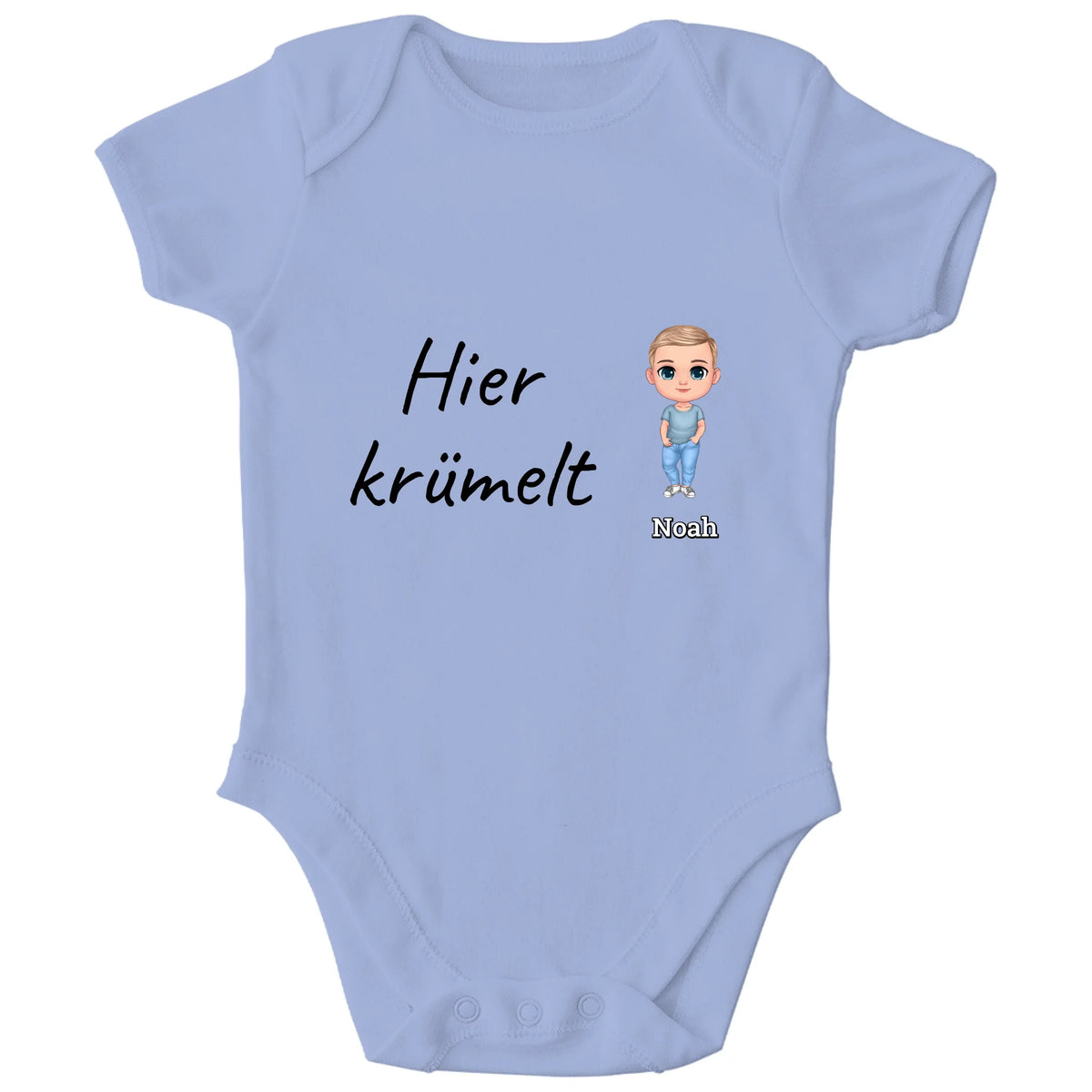 front_Dusty Blue_Kinder Bio Body Strampler_Platzhalter_TIB_mockup