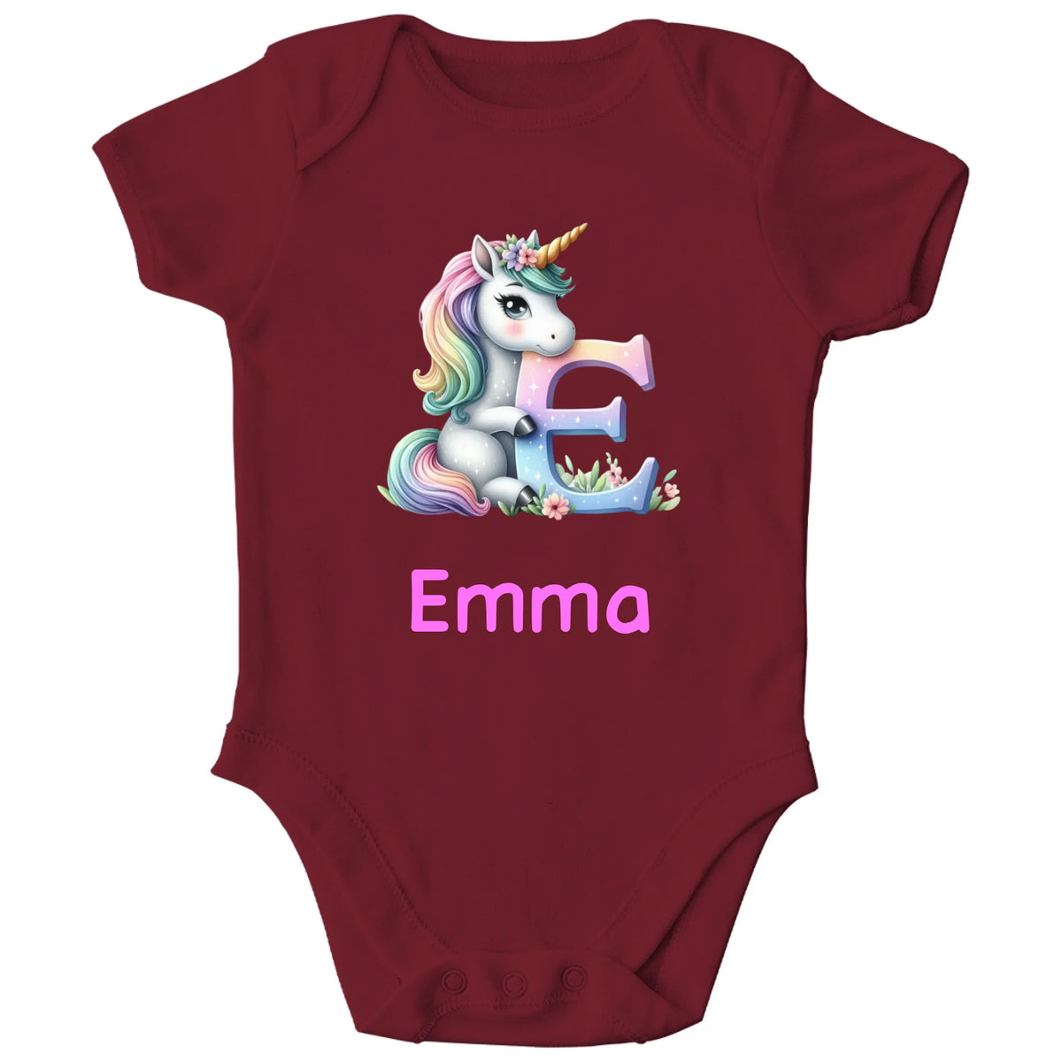 front_Burgundy_Kinder Bio Body Strampler_Platzhalter_TIB_mockup
