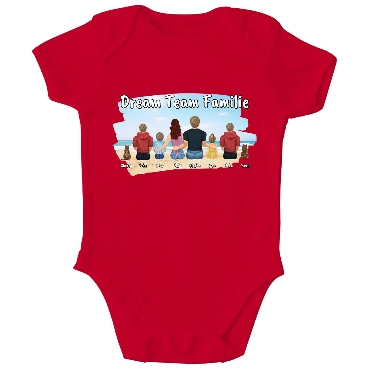 front_Red_Kinder Bio Body Strampler_Platzhalter_TIB_mockup