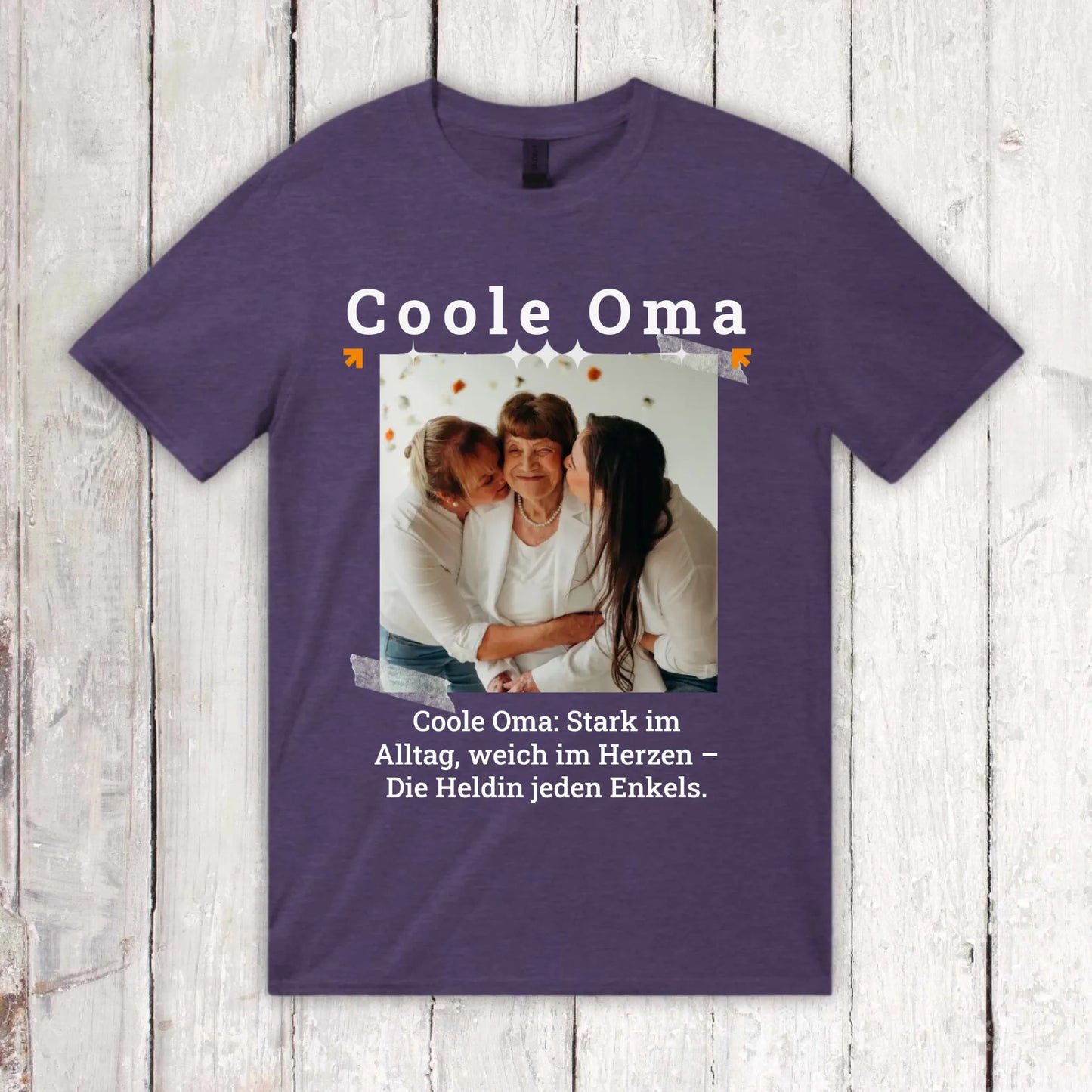 Personalisiertes T-Shirt Cooler OPA mit Foto, Name und Text | Personalize Palace