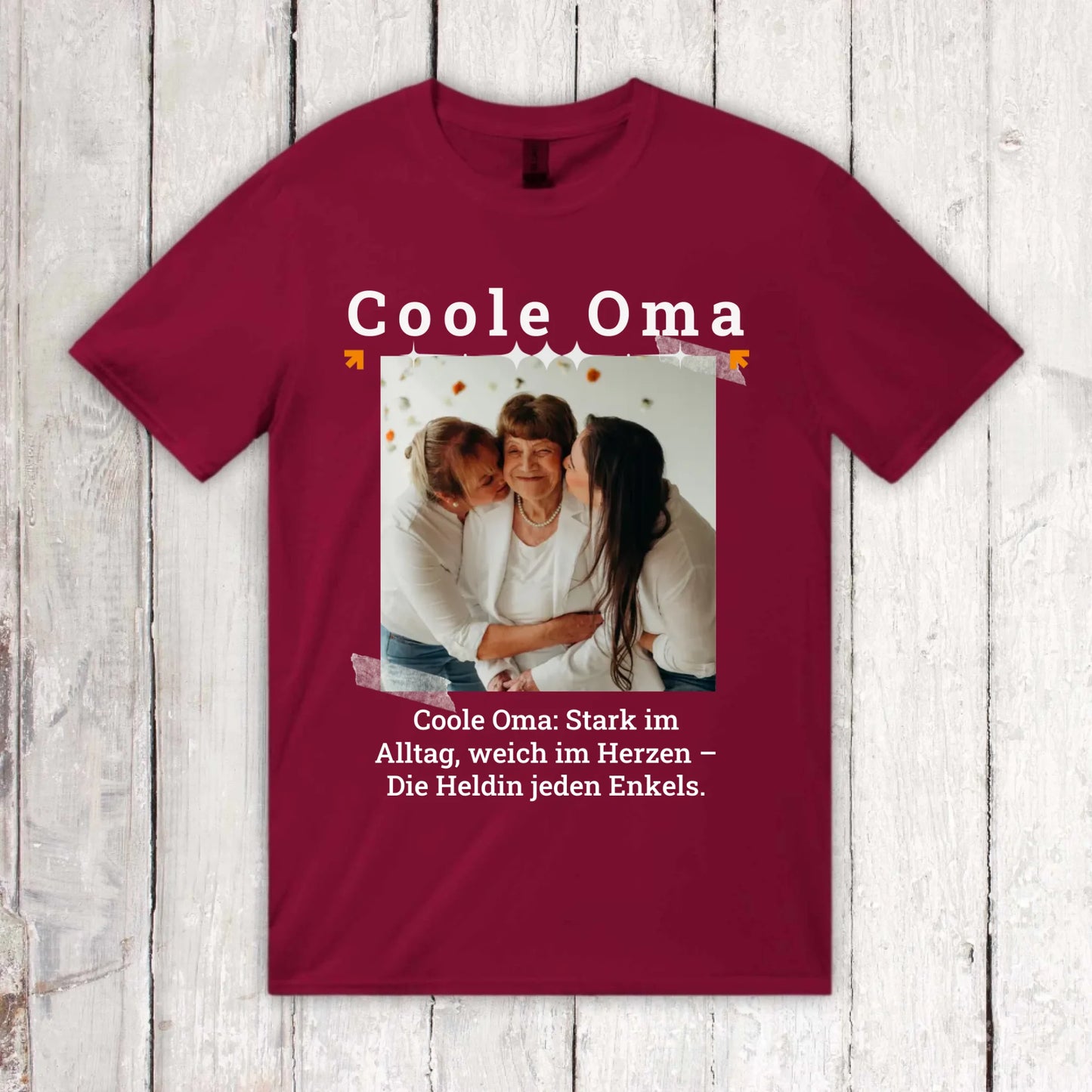 Personalisiertes T-Shirt Cooler OPA mit Foto, Name und Text | Personalize Palace
