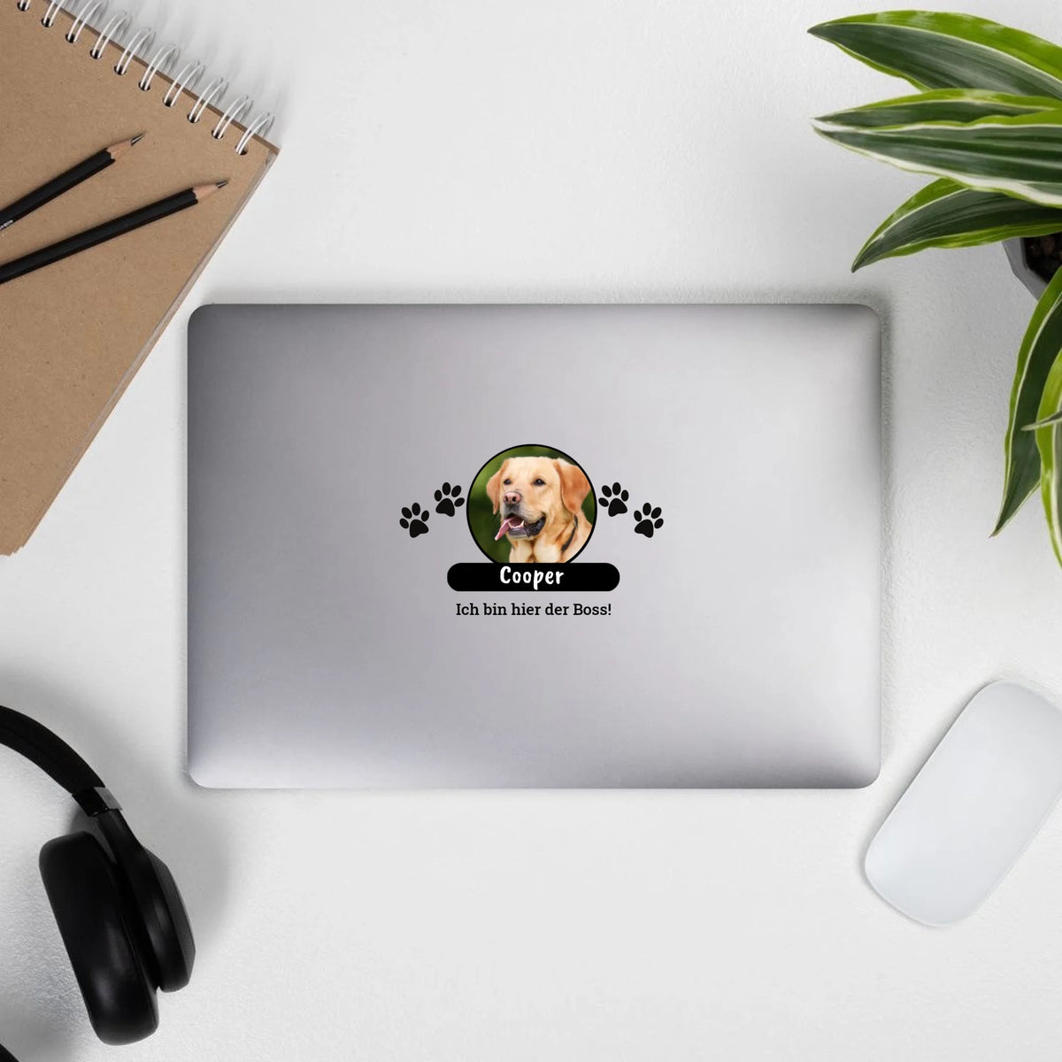 Aufkleber mit Foto und Text - individueller Sticker oder Autoaufkleber | Personalize Palace