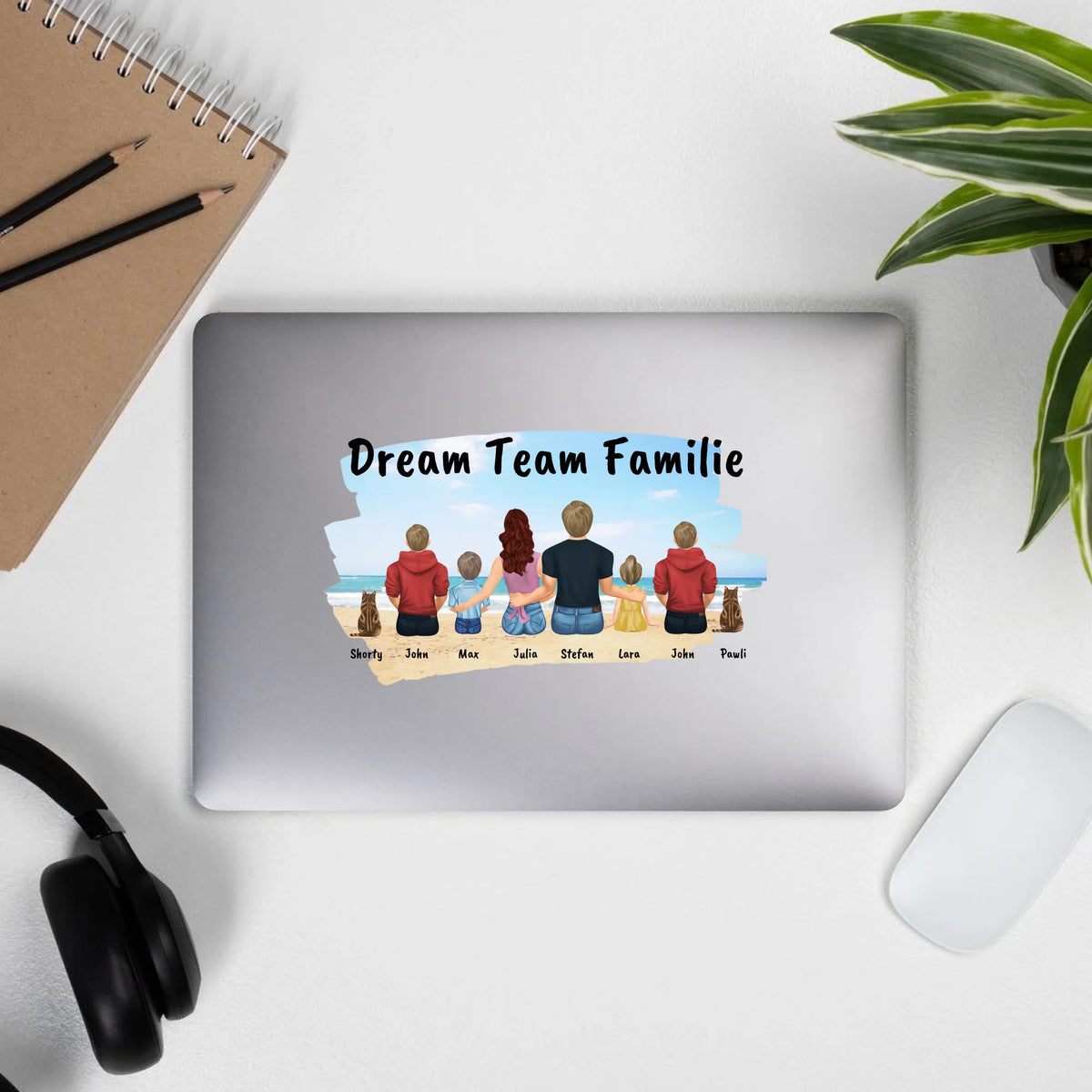 Stickers with photo and text - personalized stickers or car stickers
