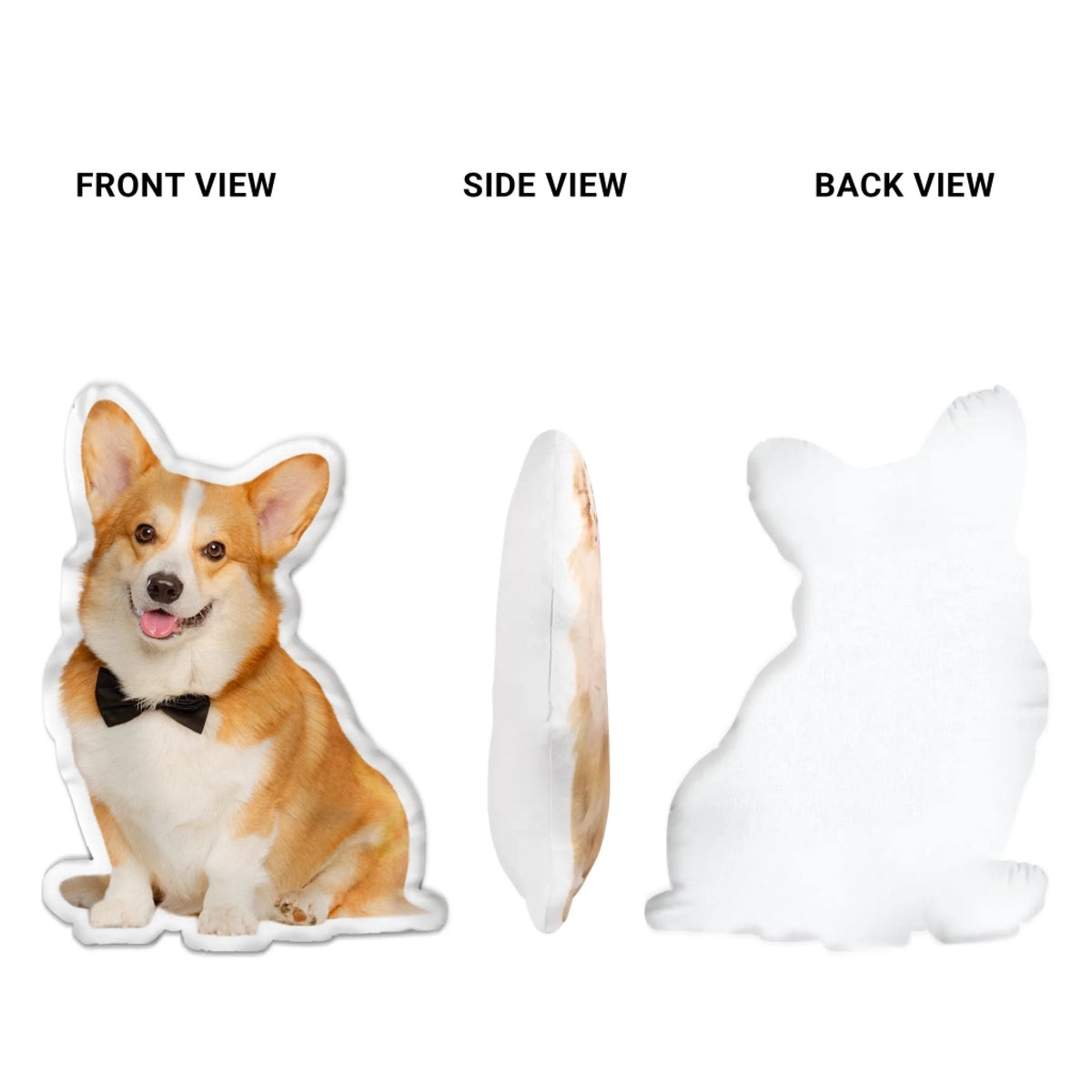 Formkissen Hund mit Foto – Personalisiertes Hundekissen quer | Personalize Palace