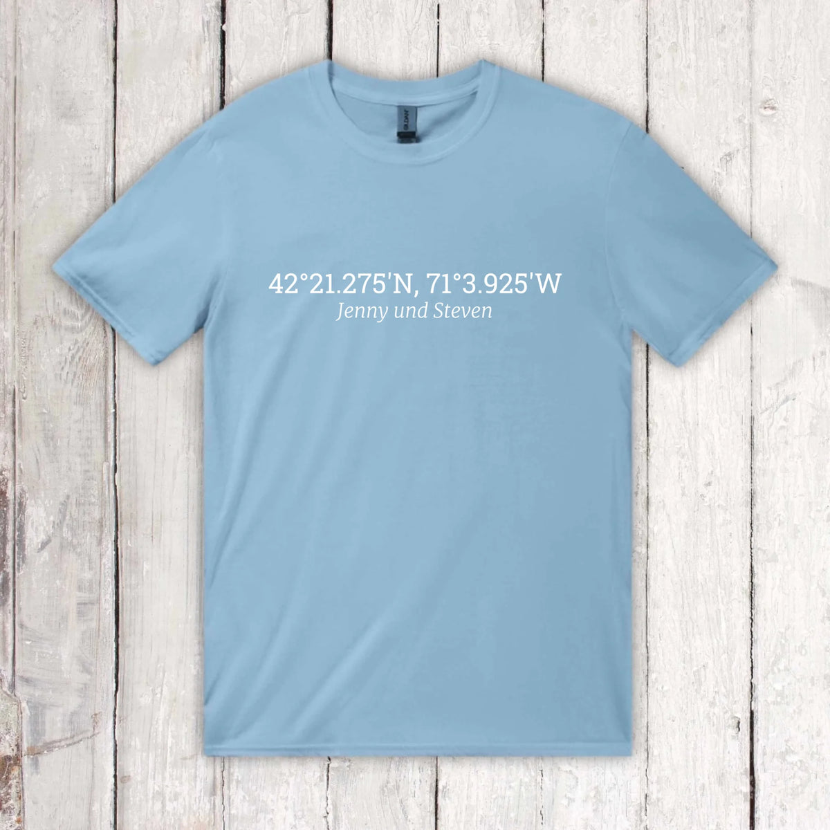 Your shared coordinates - personalized hoodie