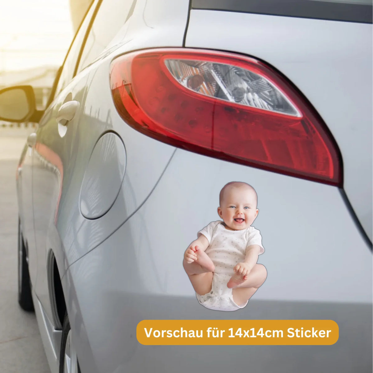 Aufkleber mit Foto ohne Hintergrund - personalisierter Sticker oder Autoaufkleber | Personalize Palace
