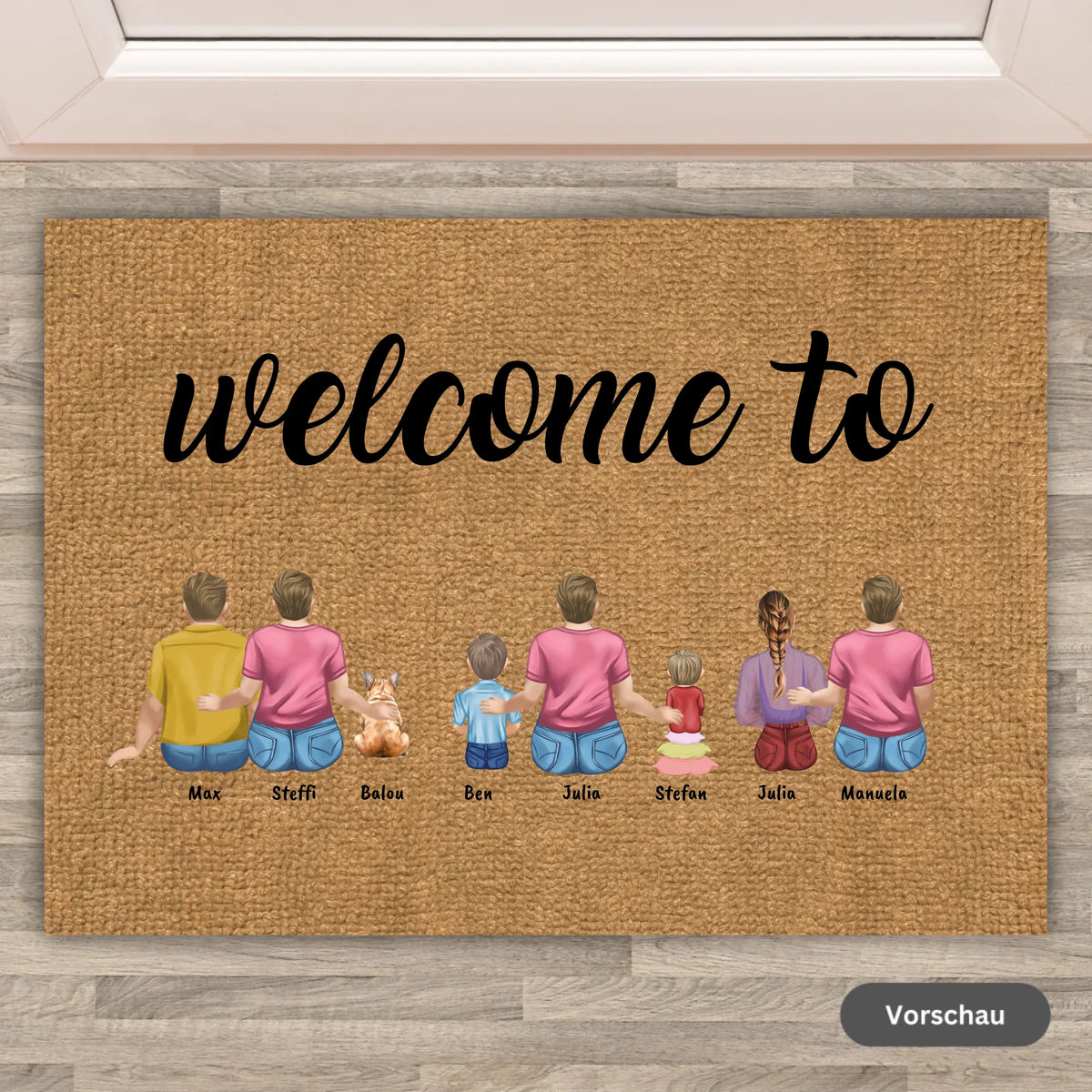 Shoes & Paws – Personalized Doormat | Personalize Palace