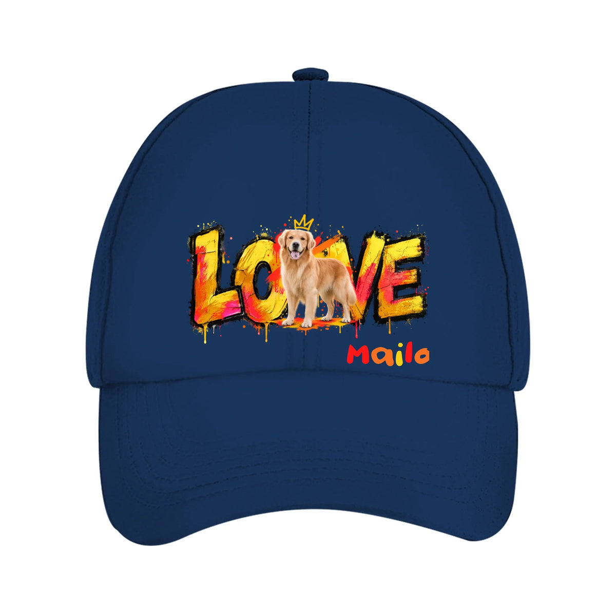 front_Oxford Navy_Familien Cap - individuelles Cap_mockup